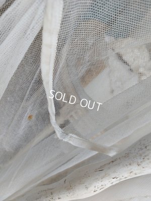 画像13: 布花付きアンティークベール