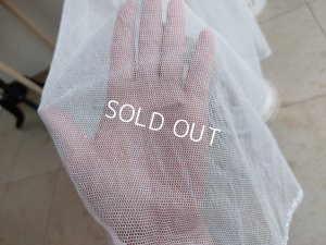 画像14: 布花付きアンティークベール