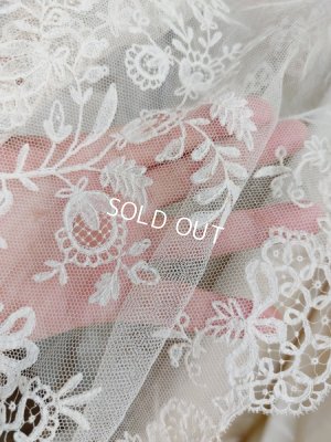 画像18: アンティークニードルレーススカーフ付ドレス