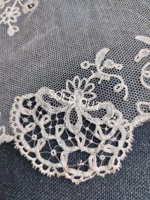 画像23: アンティークニードルレーススカーフ付ドレス