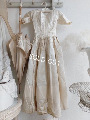 画像3: アンティークニードルレーススカーフ付ドレス