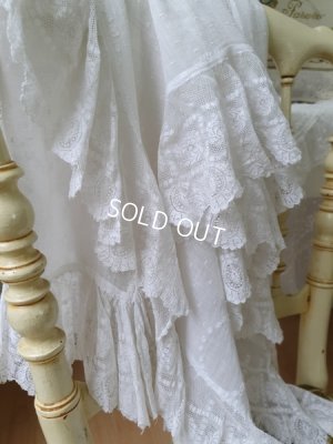 画像2: アンティークレースクロス