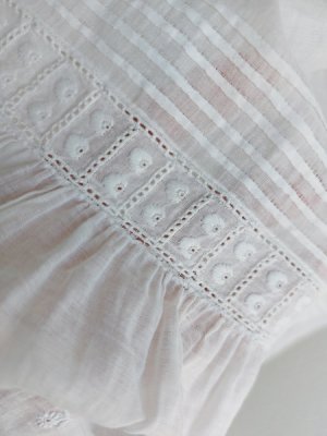 画像12: アンティーク洗礼ベビードレス