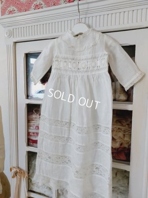 antiquelacebabydress