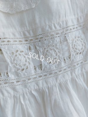 画像2: アンティークレースベビードレス