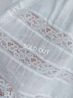 画像9: アンティークレースベビードレス