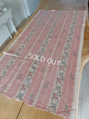 画像7: アンティークローズガーランド柄ファブリック