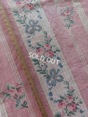 画像8: アンティークローズガーランド柄ファブリック