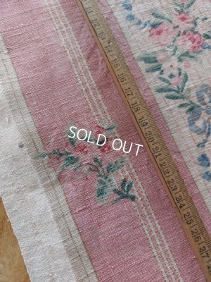 画像9: アンティークローズガーランド柄ファブリック