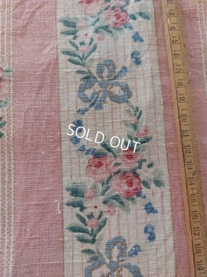 画像14: アンティークローズガーランド柄ファブリック
