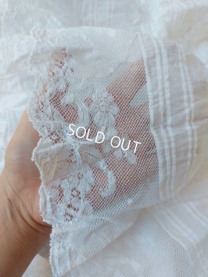 画像2: アンティークレースペチコート