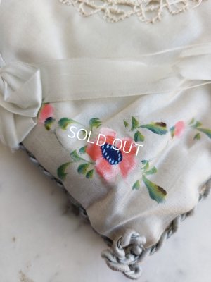 画像3: アンティークシルクハンキーケース