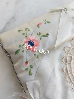 画像7: アンティークシルクハンキーケース