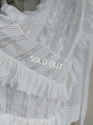 画像3: アンティークレース洗礼ベビードレス