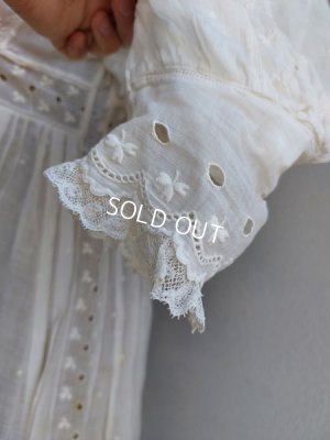 画像12: エドワ―ディアン期レースティードレス