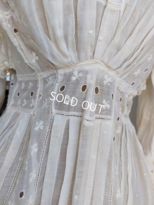 画像4: エドワ―ディアン期レースティードレス