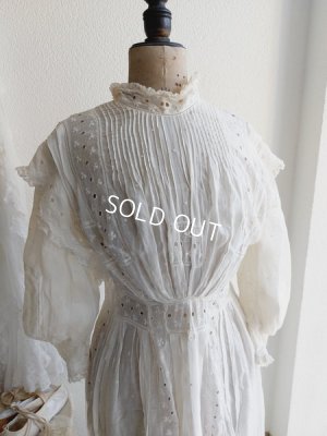 画像3: エドワ―ディアン期レースティードレス