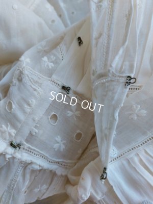 画像15: エドワ―ディアン期レースティードレス