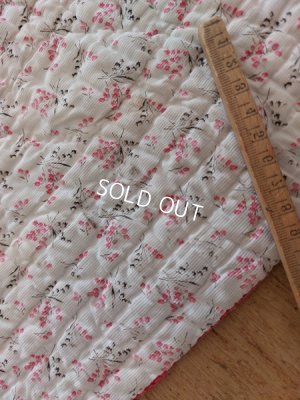 画像14: アンティークすずらん柄キルト