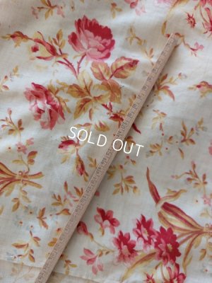 画像5: アンティークフレンチ花柄カーテン