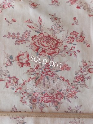 画像5: アンティーク花柄フレンチカーテン