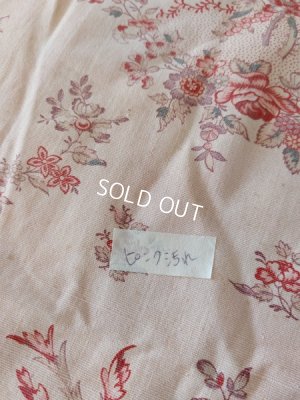 画像10: アンティーク花柄フレンチカーテン