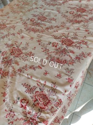 画像4: アンティーク花柄フレンチカーテン