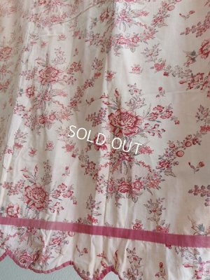 画像24: アンティーク花柄フレンチカーテン