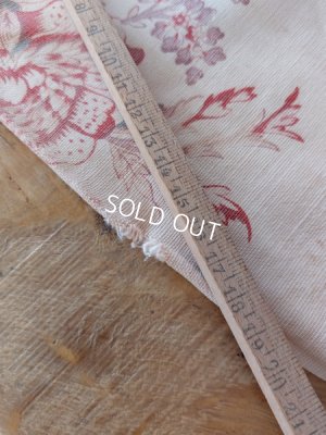 画像18: アンティーク花柄フレンチカーテン