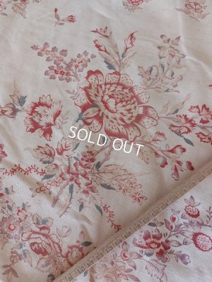 画像21: アンティーク花柄フレンチカーテン