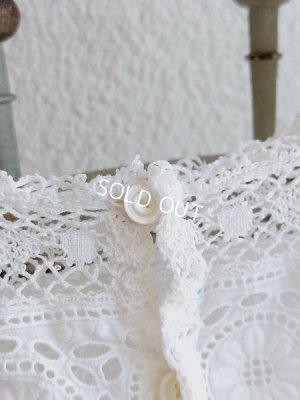 画像12: アンティークレースベビードレス