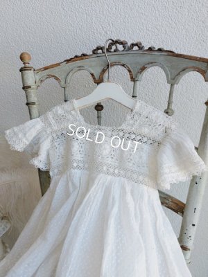 画像3: アンティークレースベビードレス