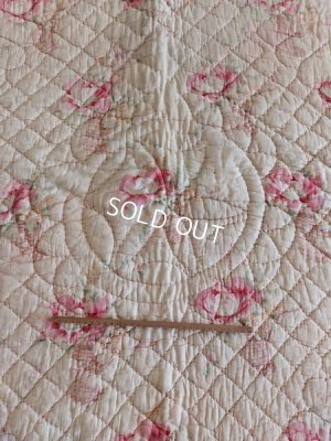 画像3: アンティークフレンチ花かご柄キルト