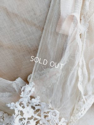 画像10: アンティークレースボディス