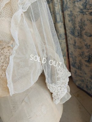 画像13: アンティークレースボディス
