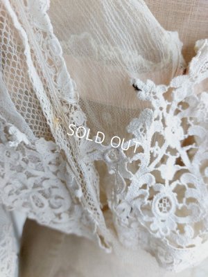 画像19: アンティークレースボディス