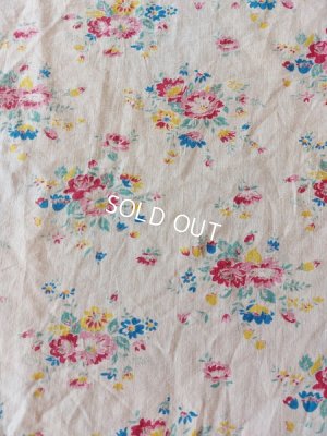 画像2: アンティークフレンチ花柄テーブルクロス