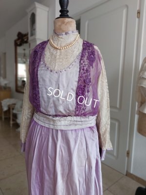 画像13: エドワ―ディアン期イブニングドレス