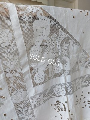 画像12: アンティークエンジェルレースベッドスプレッド