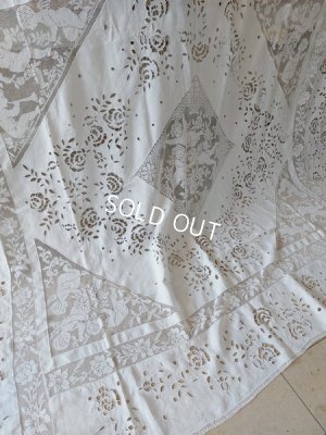 画像14: アンティークエンジェルレースベッドスプレッド