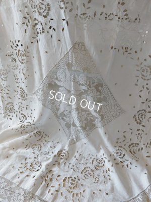 画像8: アンティークエンジェルレースベッドスプレッド