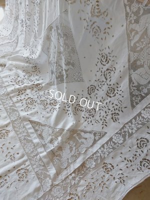画像15: アンティークエンジェルレースベッドスプレッド