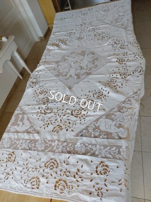 画像16: アンティークエンジェルレースベッドスプレッド