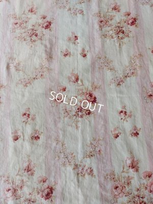 画像10: アンティークフレンチ花柄カーテン