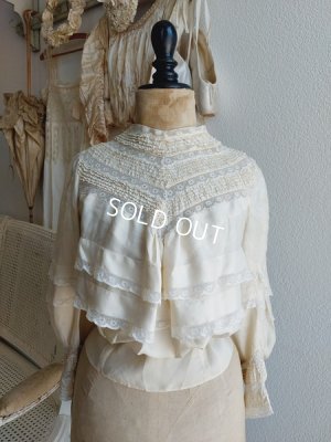 画像11: アンティークレースブラウス
