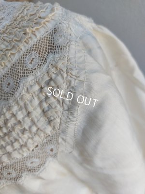 画像13: アンティークレースブラウス