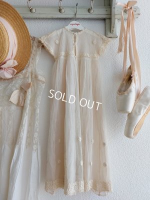 画像9: アンティークロココ装飾レースベビードレス