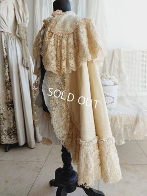 画像2: アンティークバテムベビーケープ