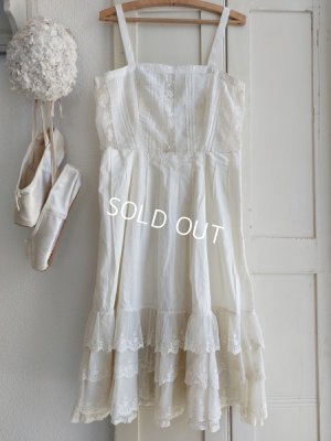 画像2: アンティークレースドレス