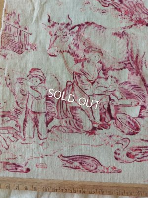 画像24: アンティークトワルドジュイ端切れ